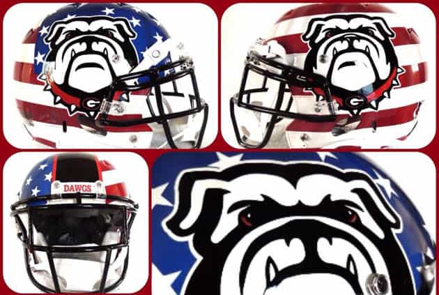 UGA Custom USA Helmet