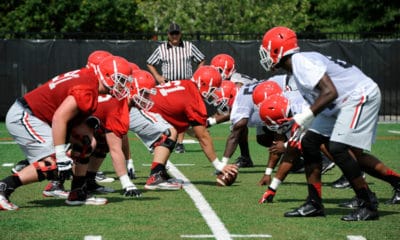 UGA Football 2014 Preseason Practice 1