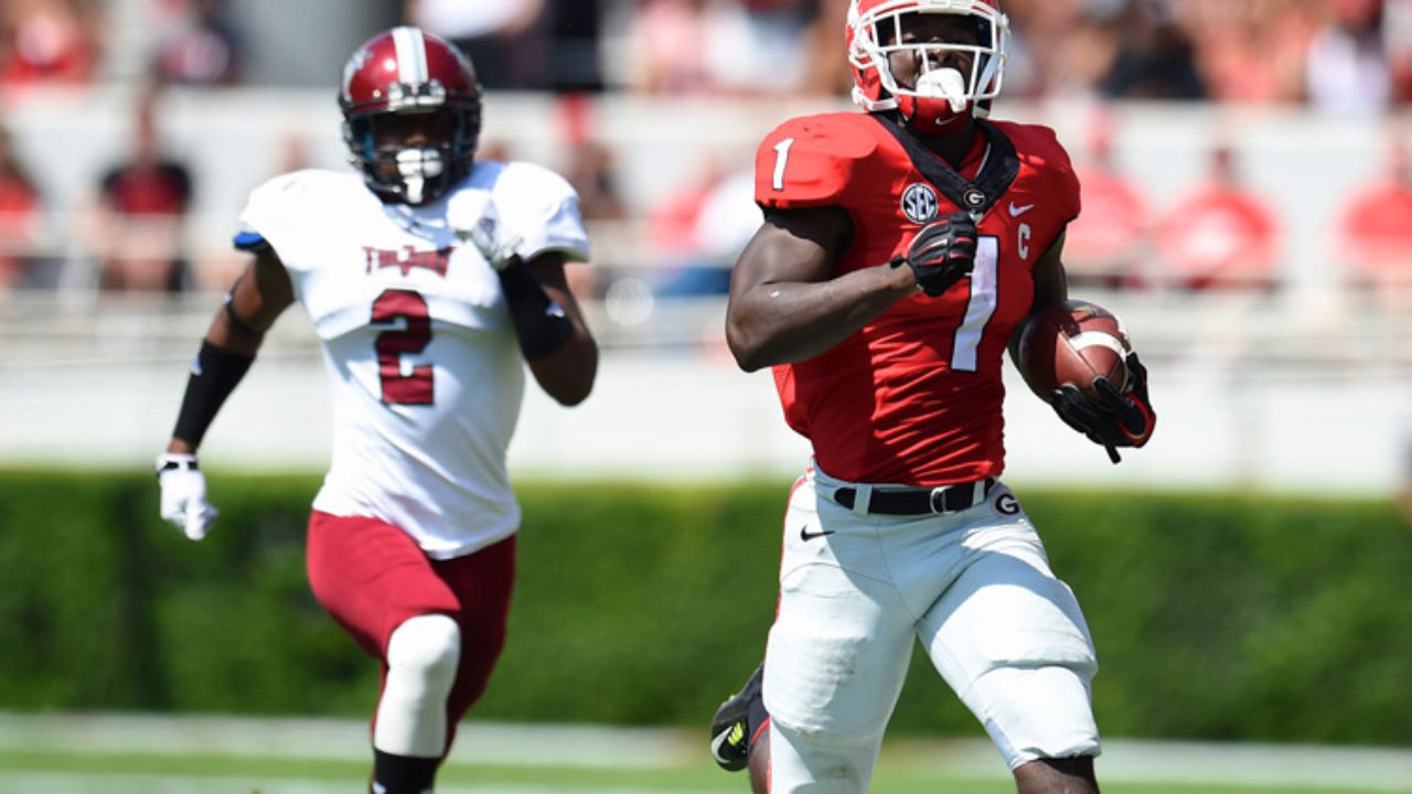 Young Bulldogs help Georgia topple Troy 66-0