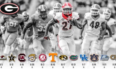 2015 UGA Football Schedule Wallpaper