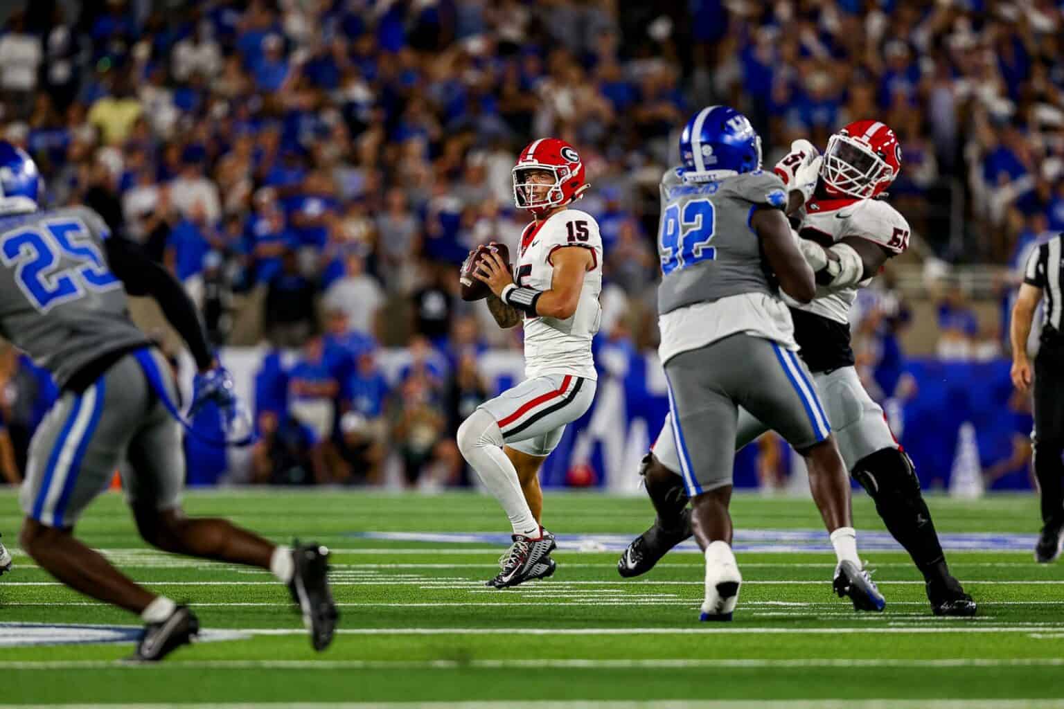 drops to second in AP Poll after close win at Kentucky