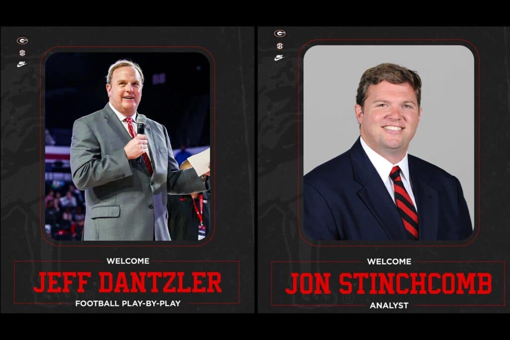 Dantzler, Stinchcomb to lead Georgia Football Radio coverage
